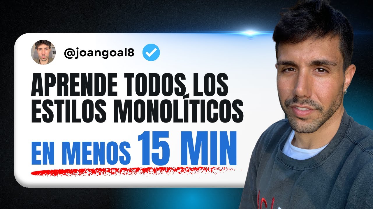 Aprende TODOS los estilos monolíticos en 15 minutos #softwarearchitecture  #coding  #software  #ia
