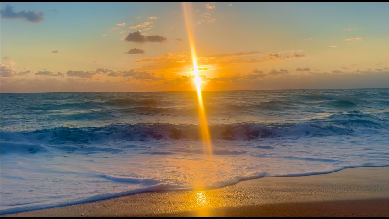 🌊✨When the Ocean Wakes Up Like This 🌅🔥 | The Most Beautiful Sunrise Ever | 4K