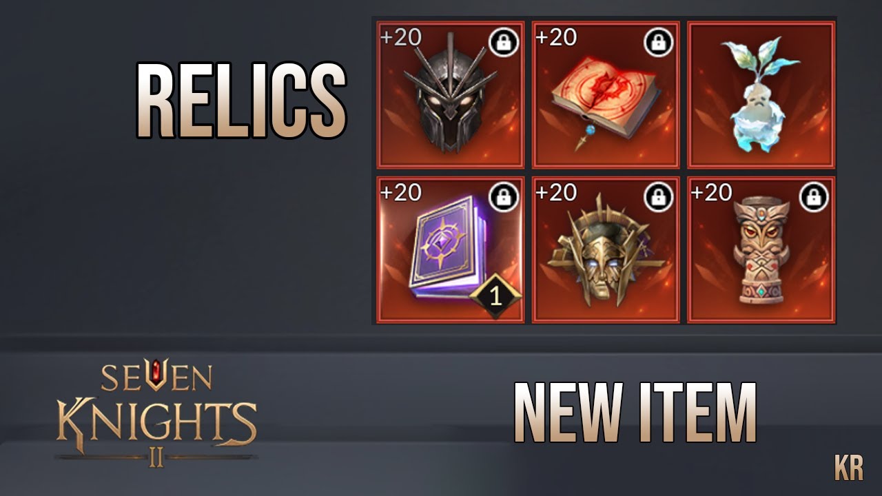 Seven Knights 2 - Relics [ New Item Collection ] *see description*