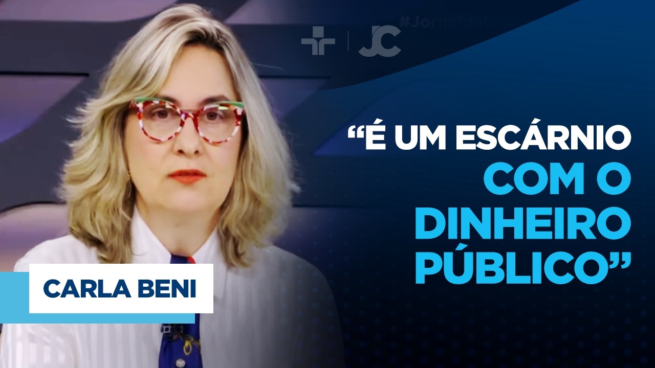 Carla Beni critica pagamento de penduricalhos acima do teto para setores do funcionalismo público