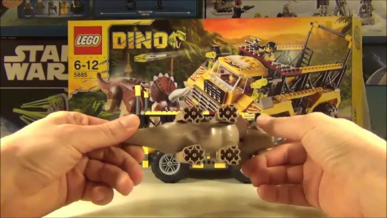 Lego Dino 2012 Set 5885 Triceratops Trapper Review.