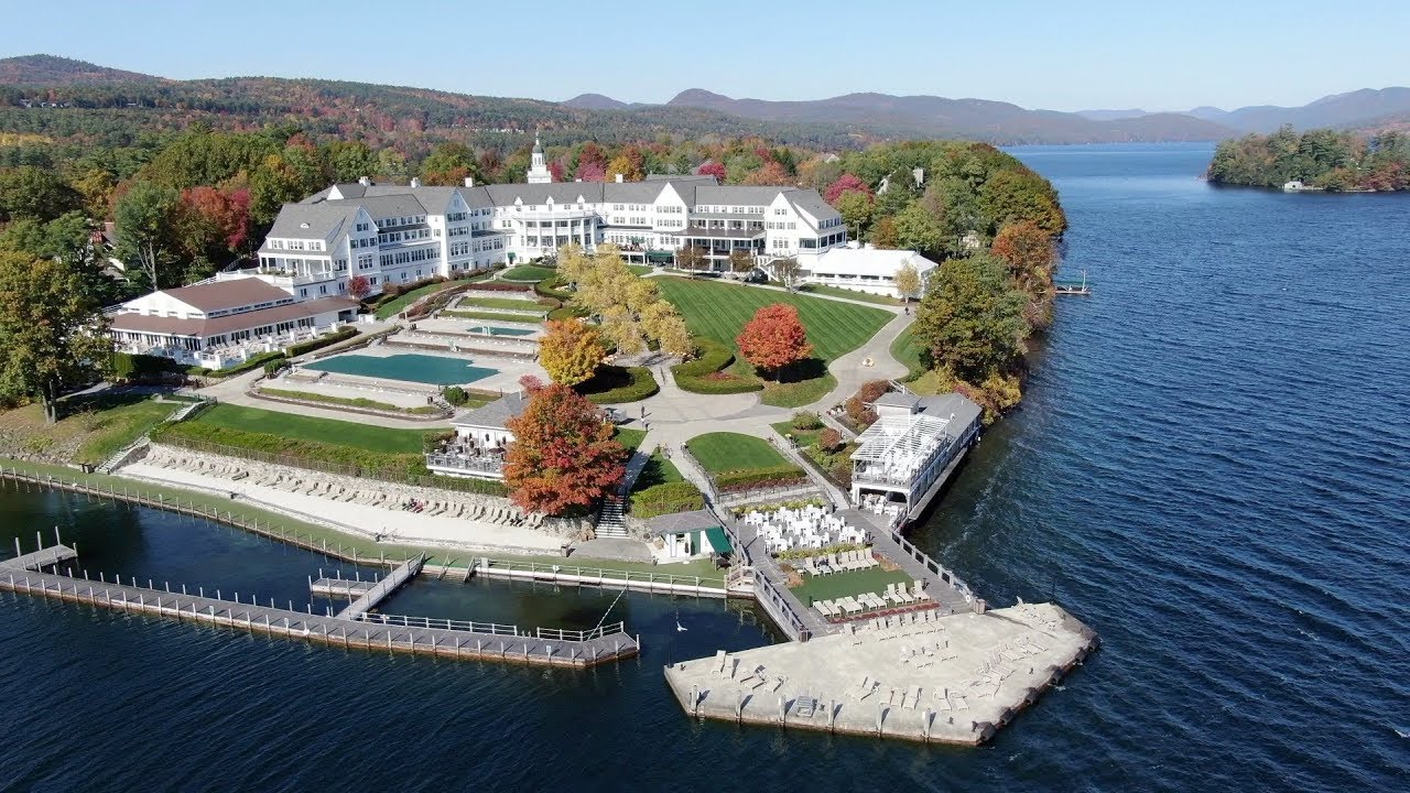 Lake George - Flight around The Sagamore