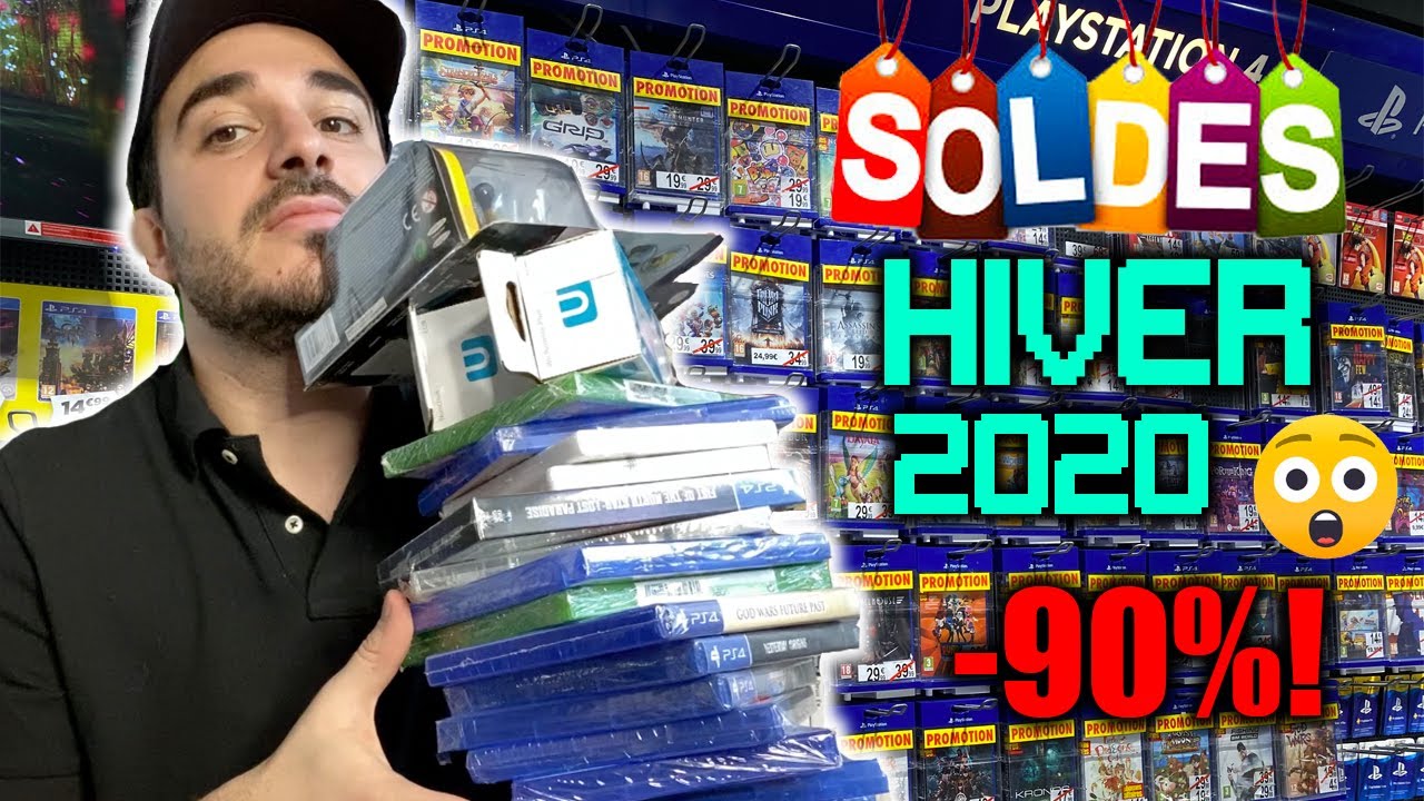 SOLDES D'HIVER JEUX VIDÉO 2020 - J'AI FAIT UN CARNAGE ! (JEUX PS4 À 2€)