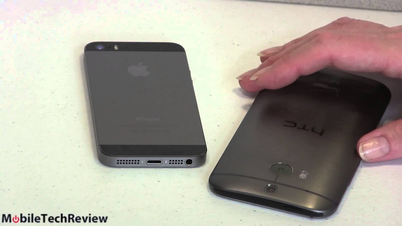 HTC One M8 vs. iPhone 5s Comparison Smackdown