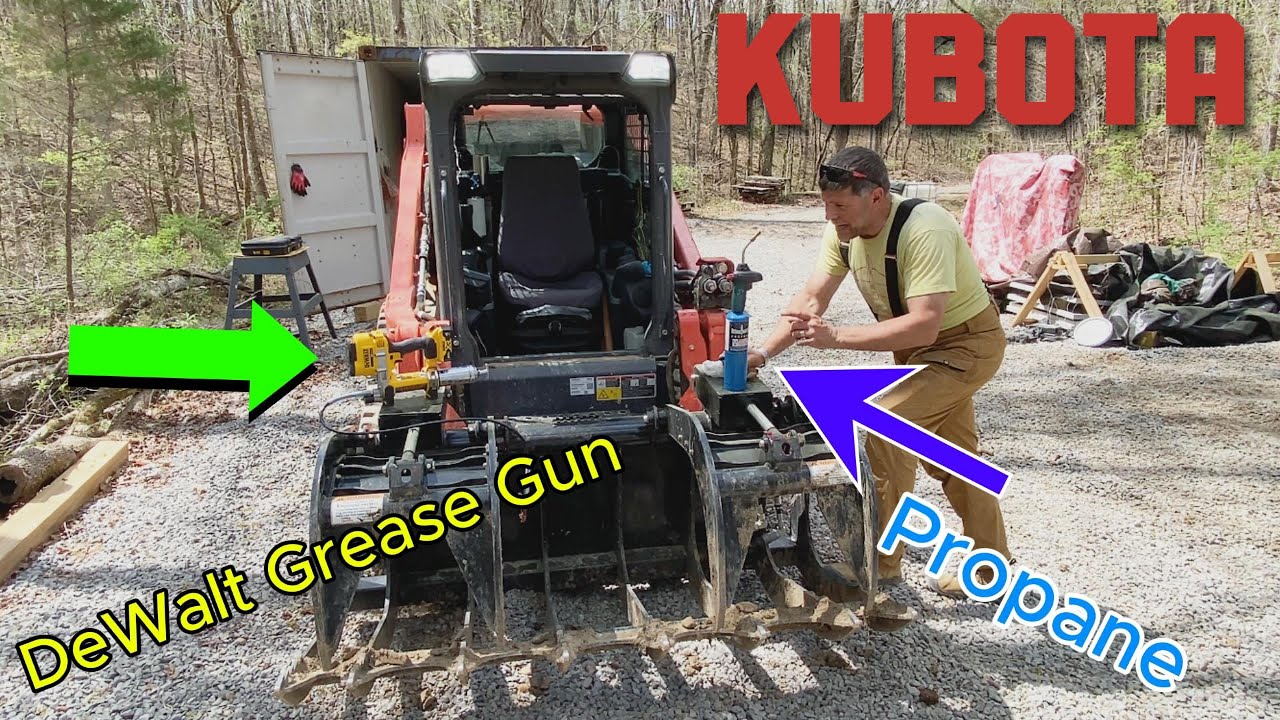 How to unclog a grease ZERK that isn't flowing  Kubota or Land Pride - zerk fittings are similar