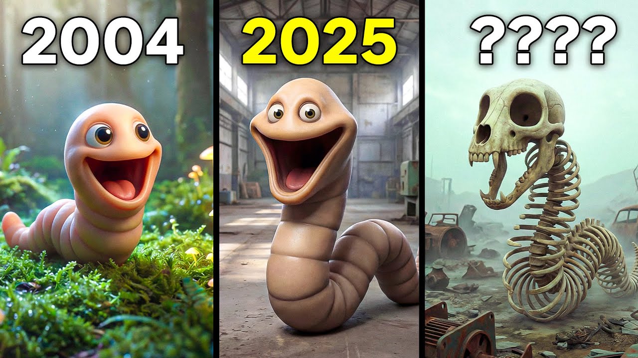 L'HISTOIRE COMPL&Egrave;TE DU VERS DE TERRE HUNGRY WORM !