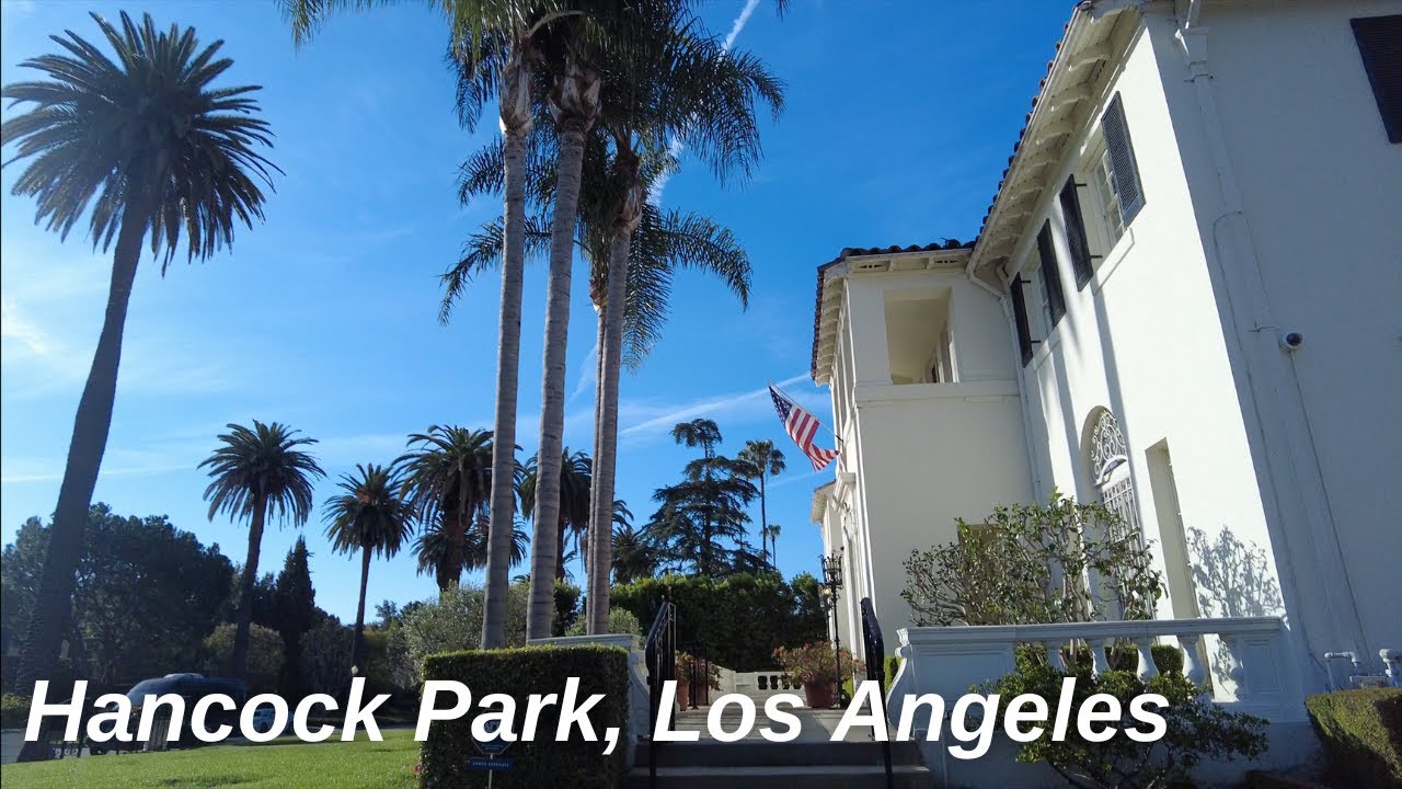 Walking Hancock Park | Huge, Old Mansions in One of the Wealthiest Neighborhoods in Los Angeles | 4K