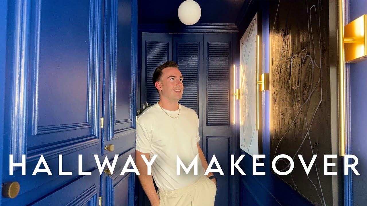 EXTREME HALLWAY MAKEOVER | Unboxing my VINCHY ART, Lighting, & Final REVEAL!