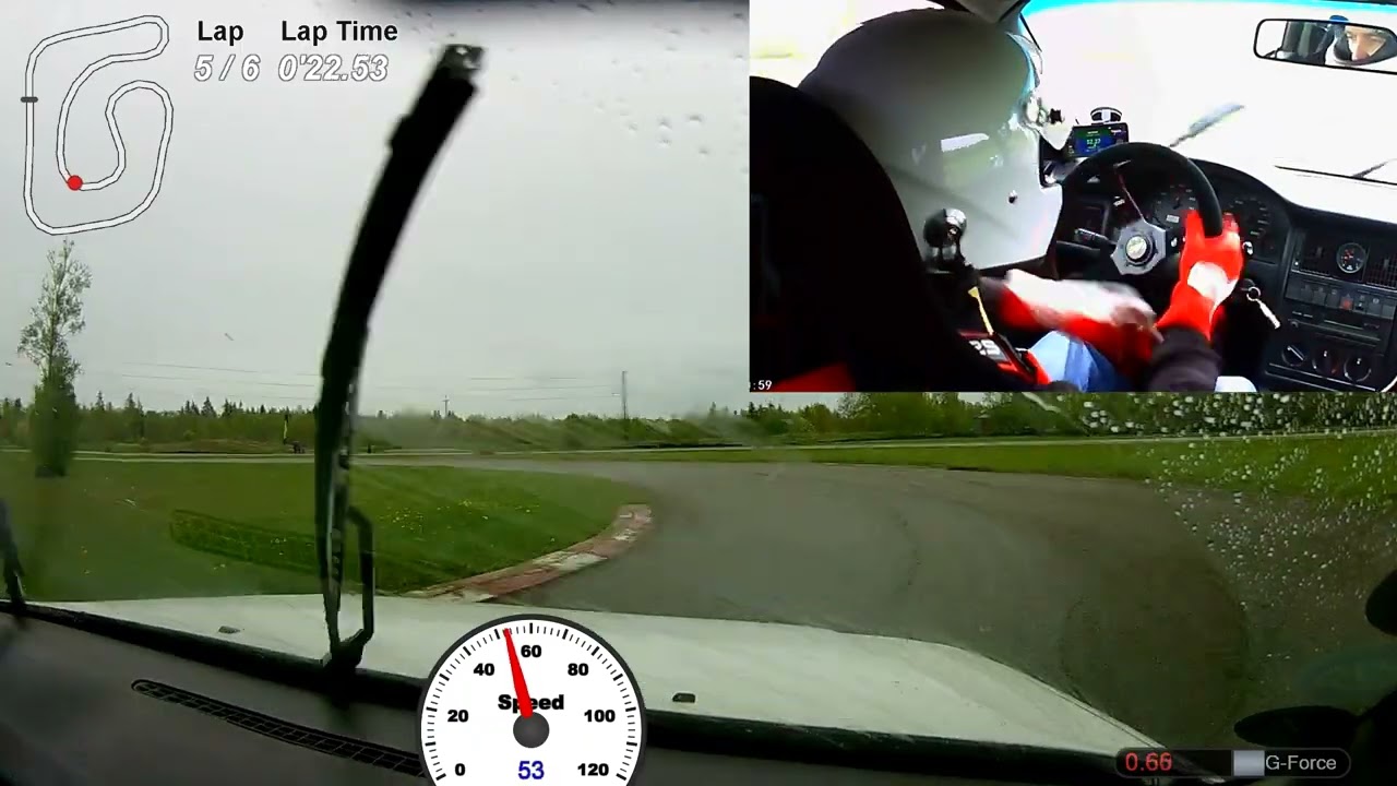 bestlap.ee Tabasalu 24.05.2025 wet track Audi 80 B4 1.8 MTQ Quattro