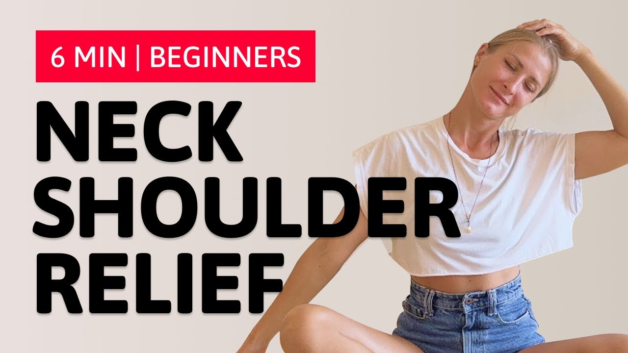6 Min Yoga for Neck and Shoulder Pain Relief Stretches