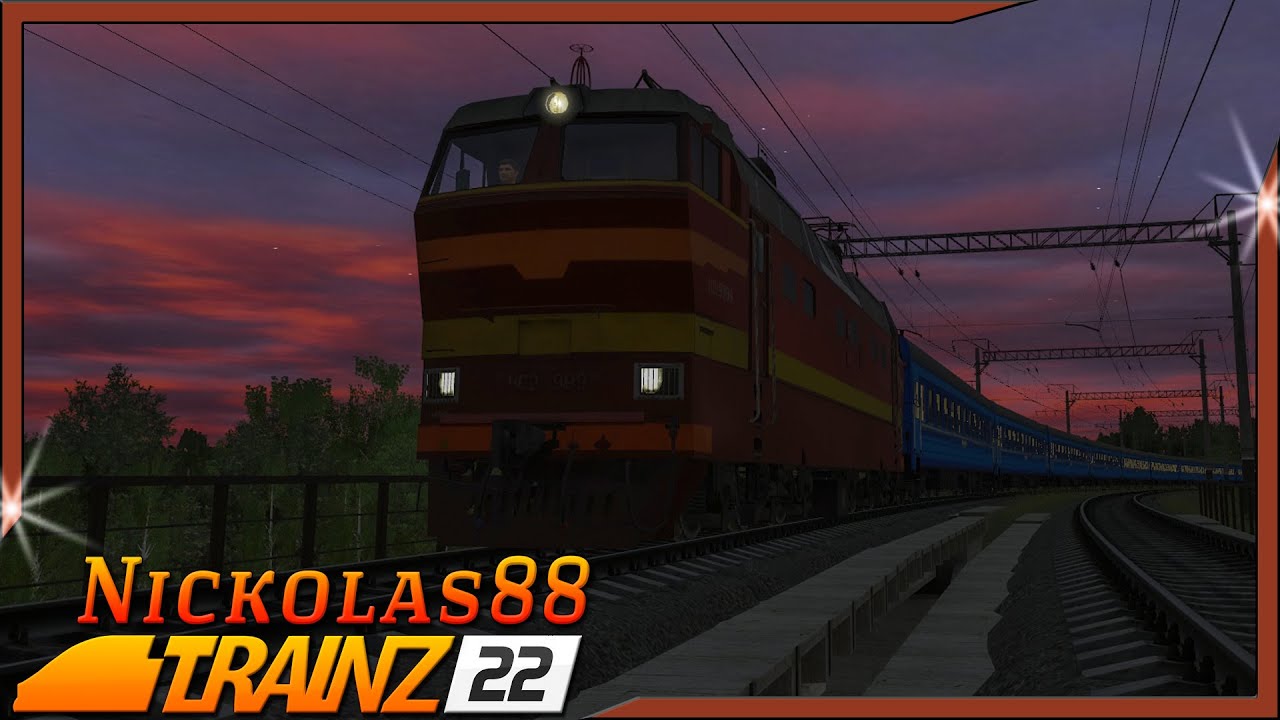 Trainz 22: Поезд № 318 'БЕЛЫЕ НОЧИ' (часть 3) 🚂 🚃🚃🚃