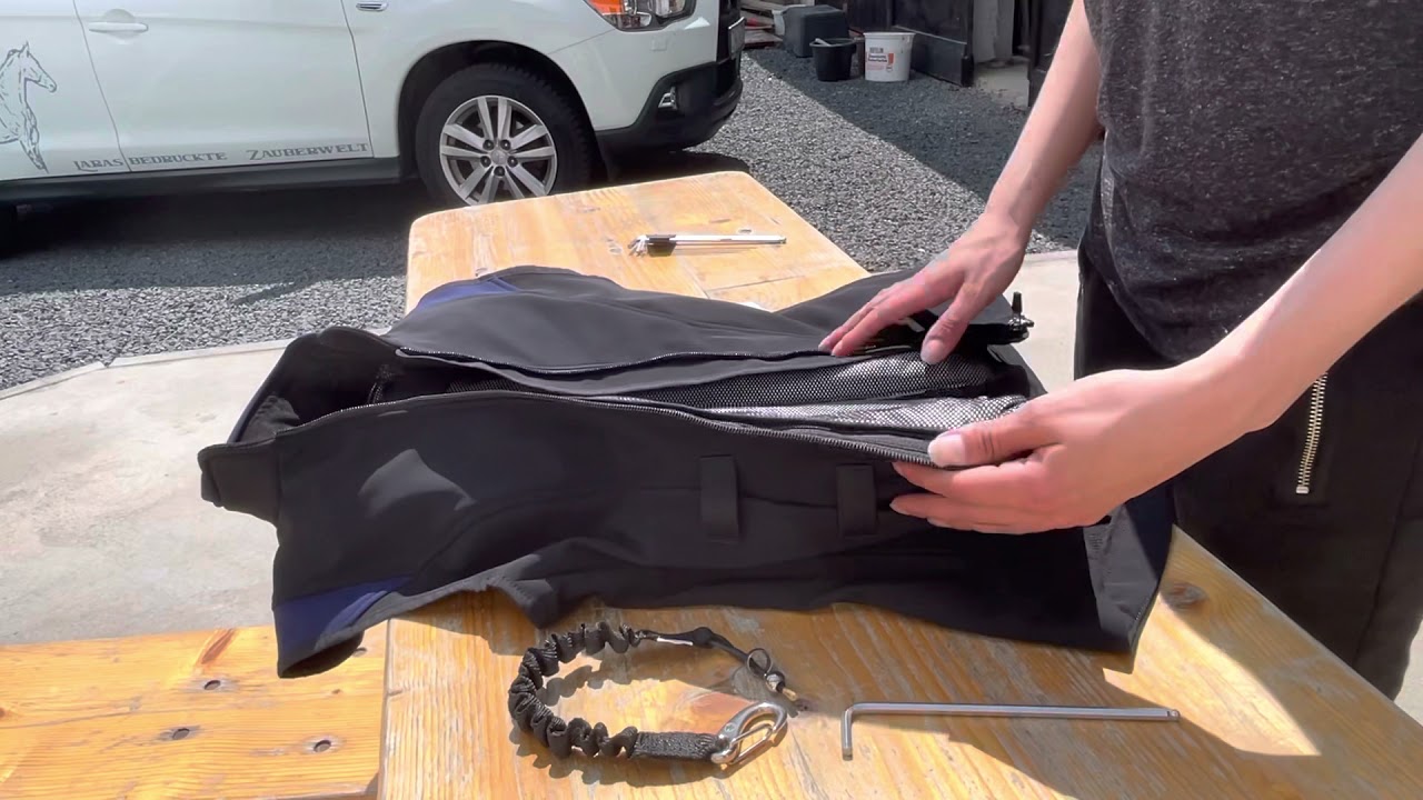 Helite Airbag Weste nach Auslösung zurücksetzen