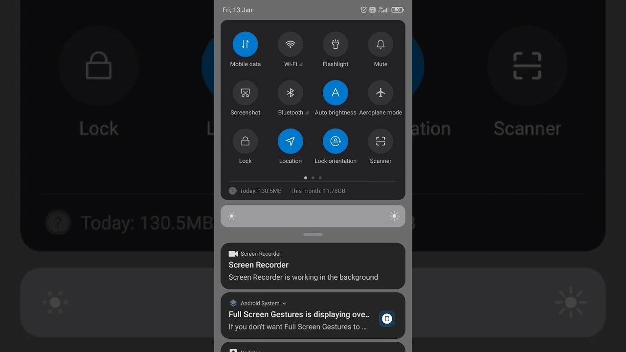 Where is scanner in redmi mobile / redmi ke mobile me scanner kaha rahta he