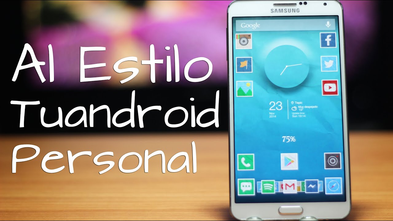 Al Estilo Tu Android Personal [Personalización, Iconos, Widgets] Sticky Paper