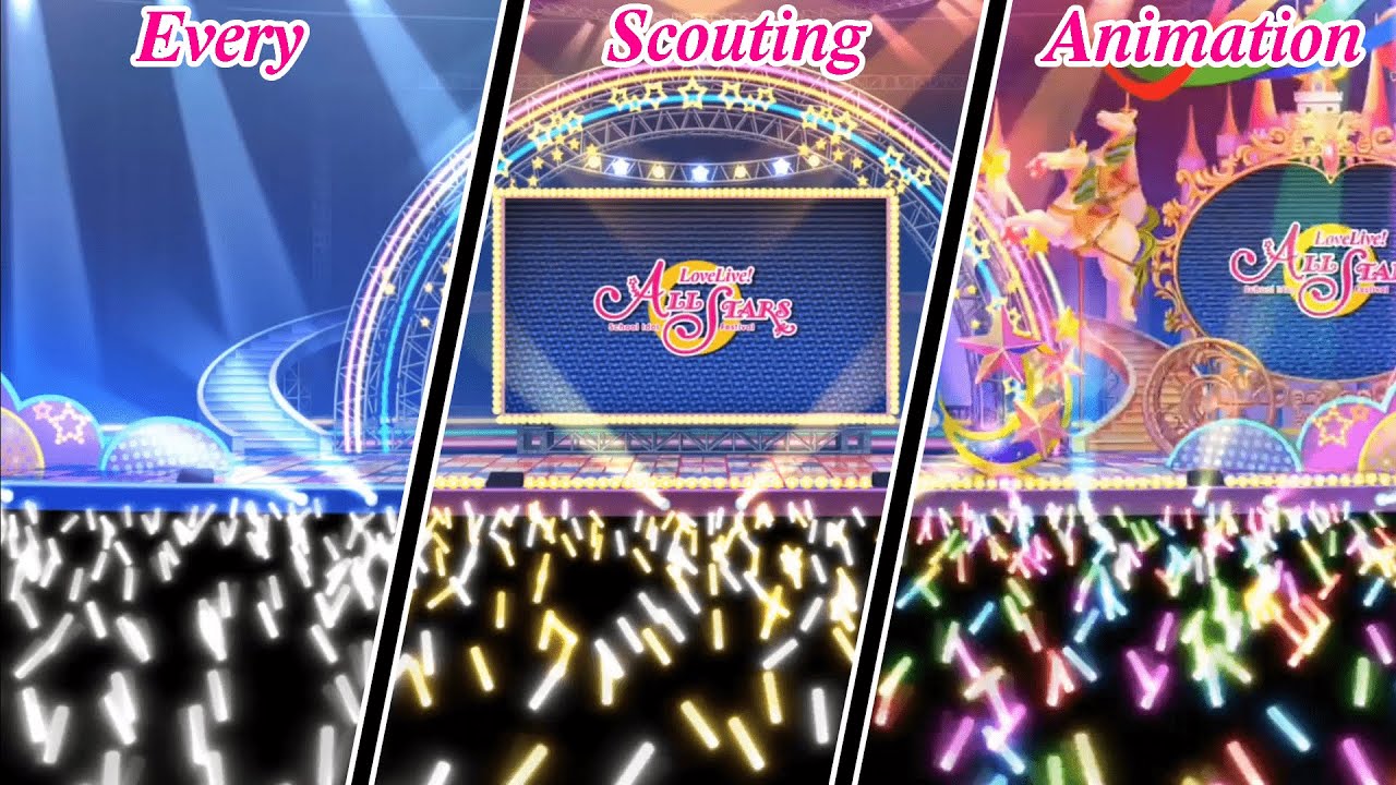 [SIFAS] Every Scouting Animation