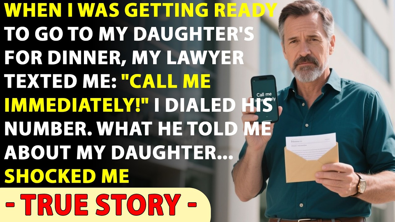 My Lawyer Wrote To Me “Call Me Immediately!” He Told Me The Terrible Truth About My Daughter...