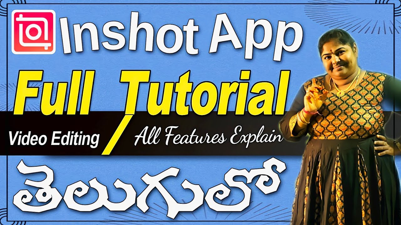 Inshot video editing app telugu | Inshot App Full Tutorial Telugu 2022 | Saradatechintelugu