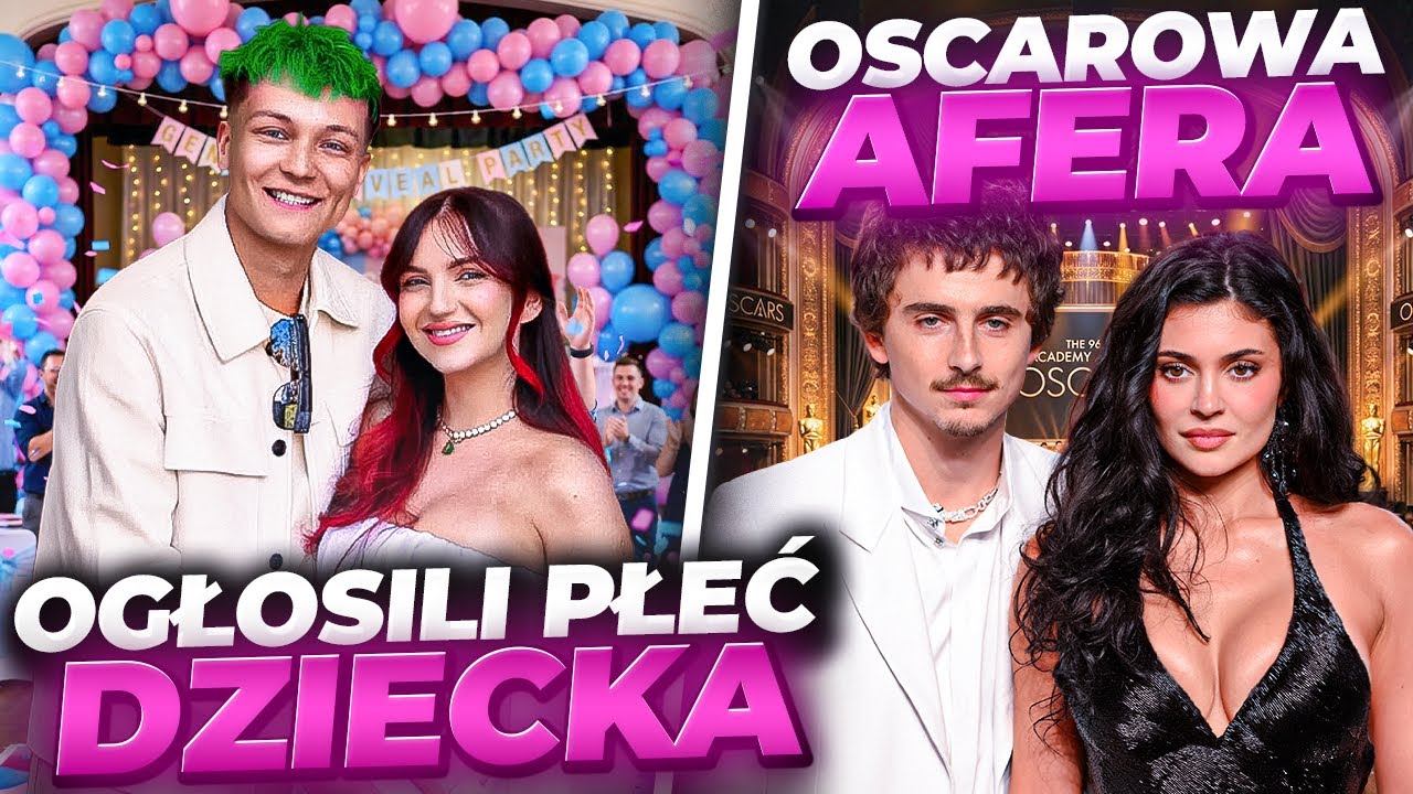 KARTONII I PRZEMEK PRO POZNALI PŁEĆ DZIECKA (OSCARY, KYLIE JENNER, TIMOTH&Egrave;E CHALAMET)