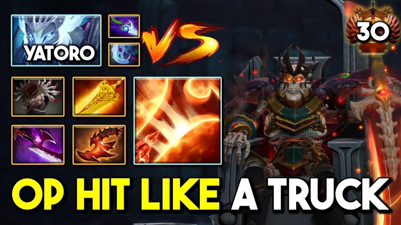 TRULY BECOME OP OFFLANE Wraith king Radiance + Overwhelming OP Hit Like A Truck Vs. Yatoro Spectre