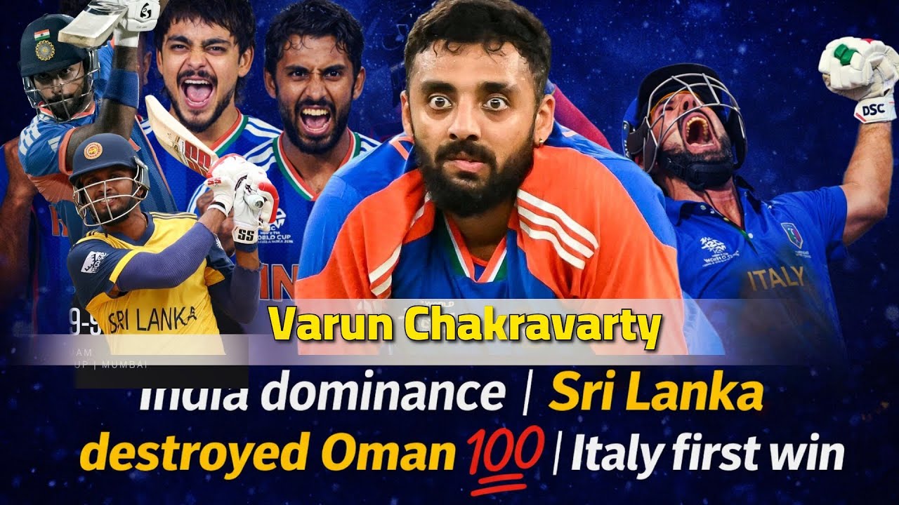 T20 World Cup ya One-Sided Show? 🤯 India Dominance, SL Destruction, Italy Cruise!