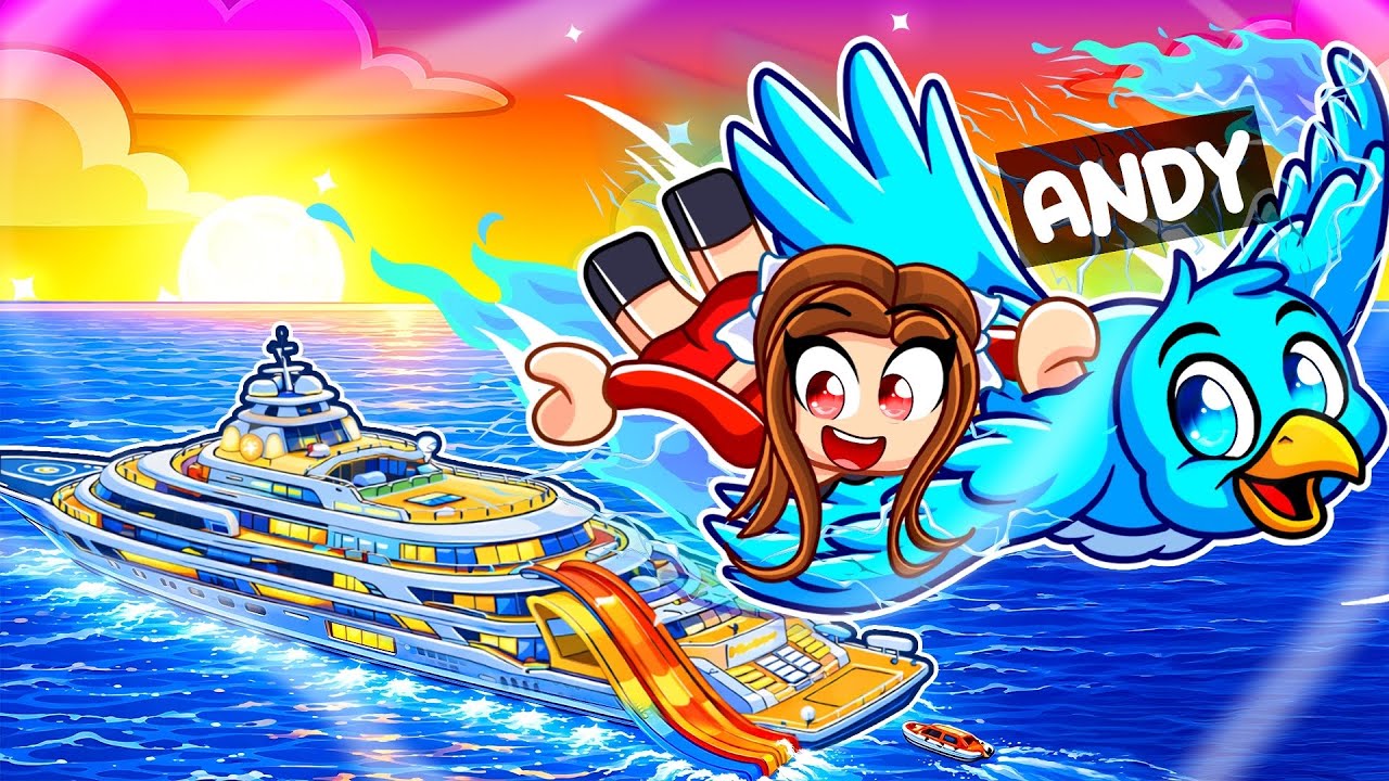 I Became A BIRD And Built A $938,739 GIGA YACHT In Roblox&hellip;