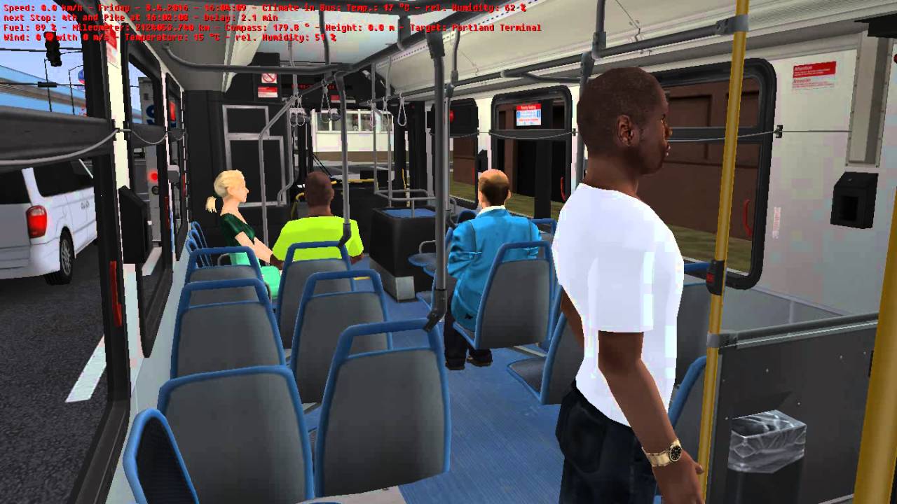 OMSI 2 - Liberty Map - X1 Route - New Flyer C40LF