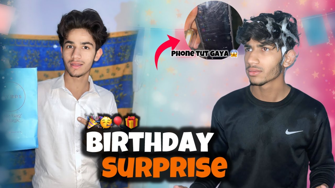 Amir ny mujy birthaday surprise deyaa 😋 |  Amir k phone tut gaya 😱 | armaniqbal vlog 