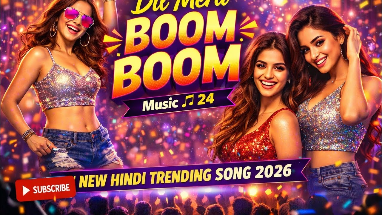 💥 BOOM BOOM – New Hindi Masti Mix Song 2026 | Music 🎶 24 | Latest Trending Song