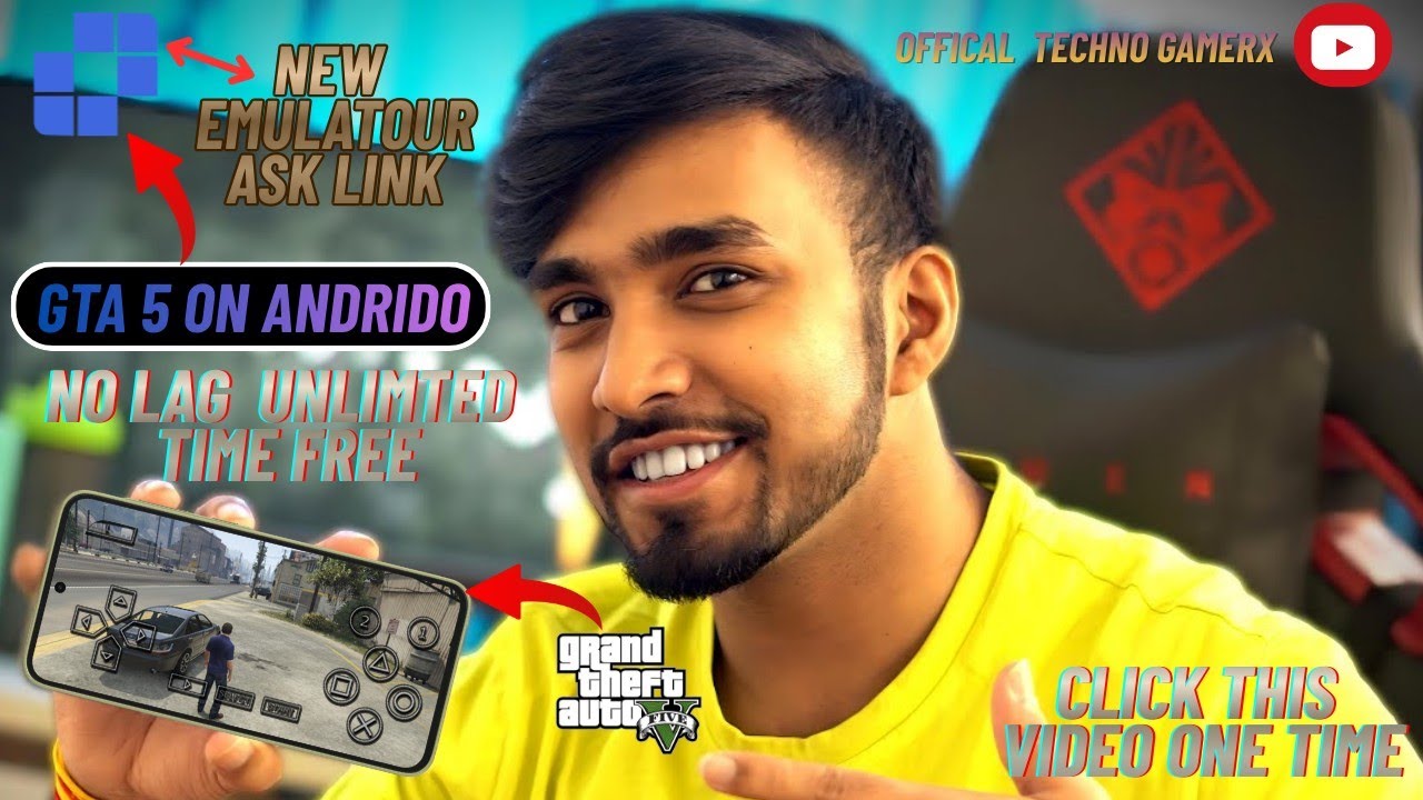 How To Play GTA 5 In Game Hub Emulator X ASKLINK NEW EMULATOUR | How To Download GTA 5 File? 🤔