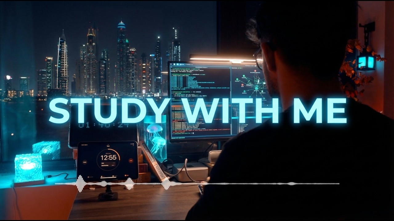 1-Hour Study With Me - Pomodoro, Cybersecurity, Hyperfocus