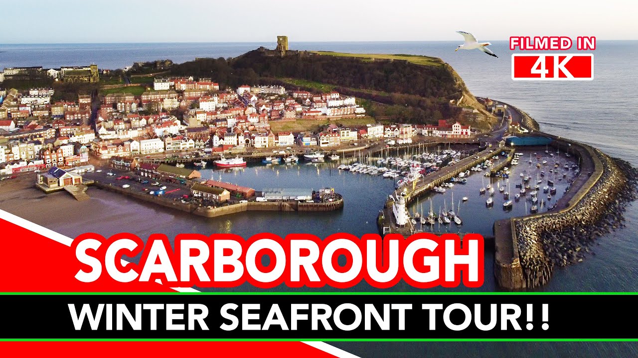 SCARBOROUGH | Winter seafront tour of Scarborough, Yorkshire, England