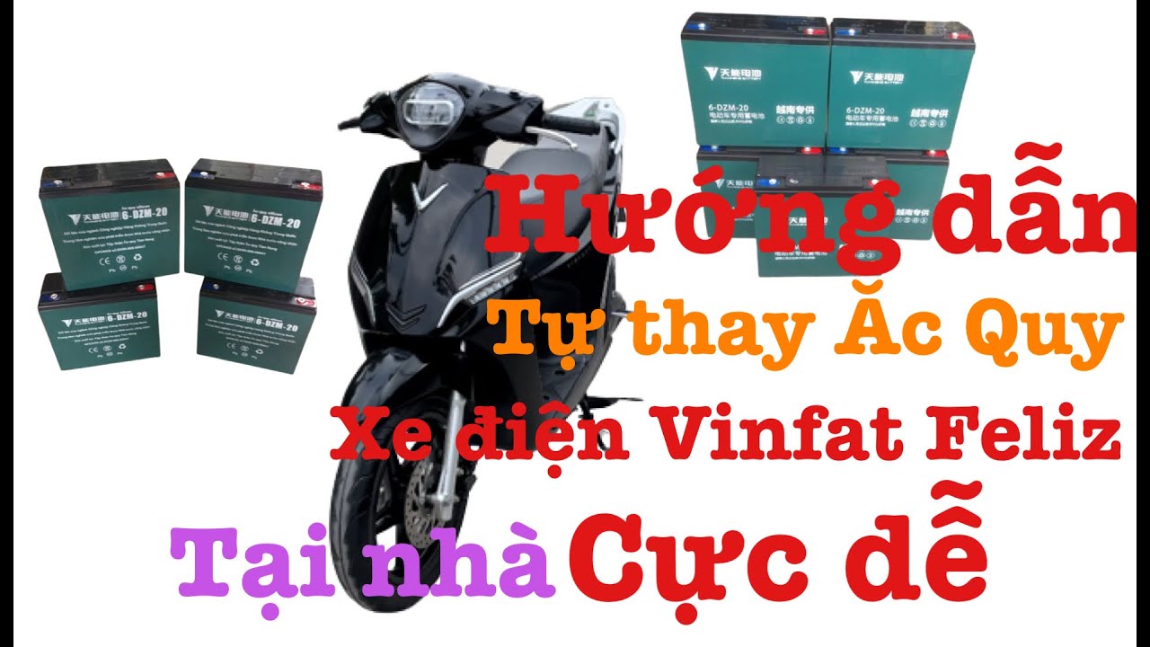 Hướng dẫn lắp bình ắc quy xe điện Vinfat feliz tại nhà cực dễ #shorts #haiduong #xedien #vinfast