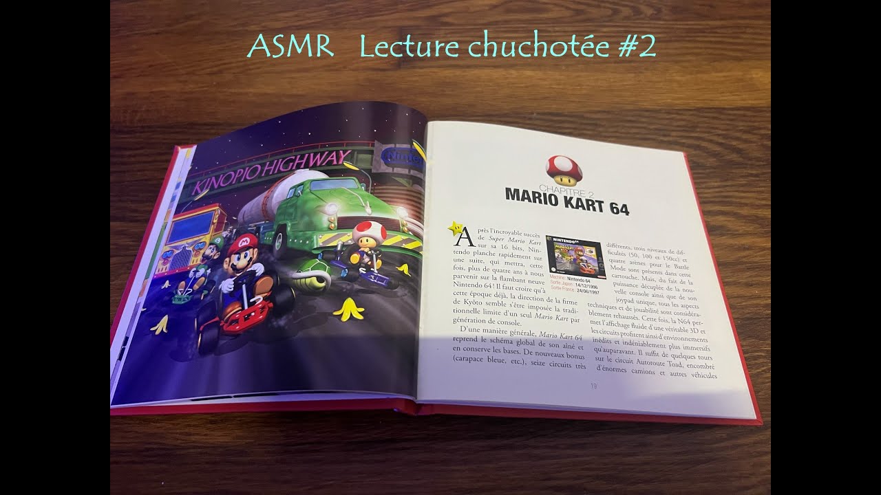 ASMR lecture chuchotée l’histoire de Mario Kart Chapitre 2