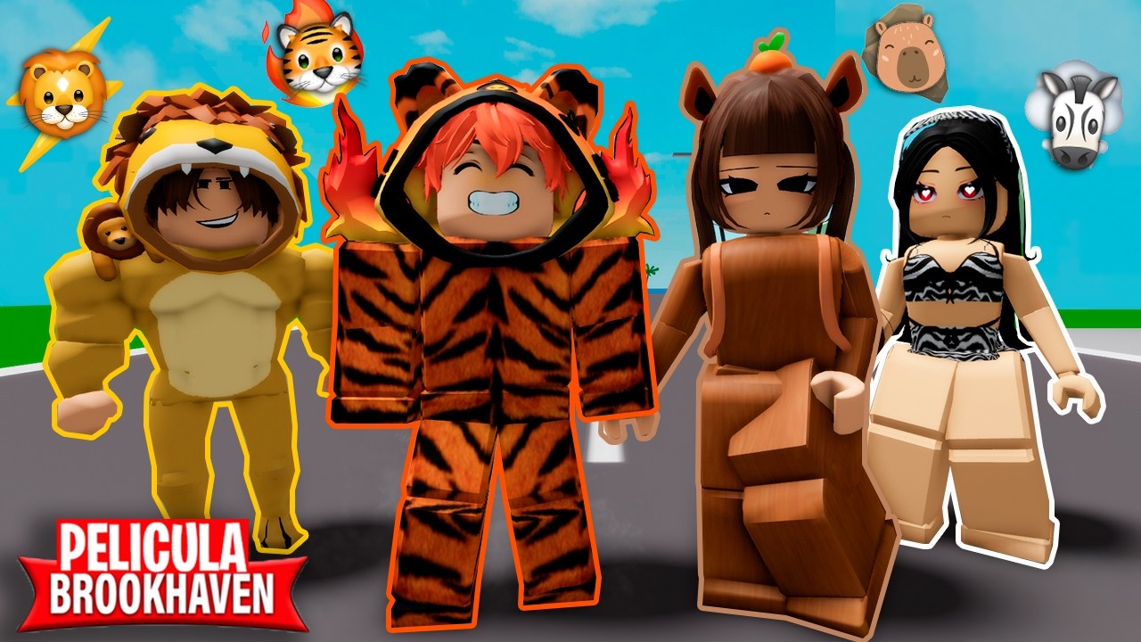 LOS ANIMALES ELEMENTALES 🦁🐯 BROOKHAVEN PEL&Iacute;CULA 🏡