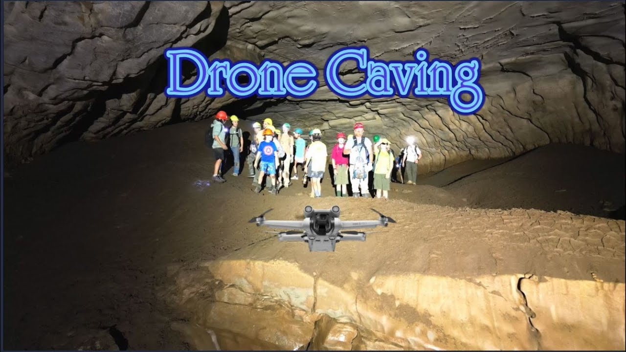 DJI Mini 3 Pro + Caving = Underground Arial Footage