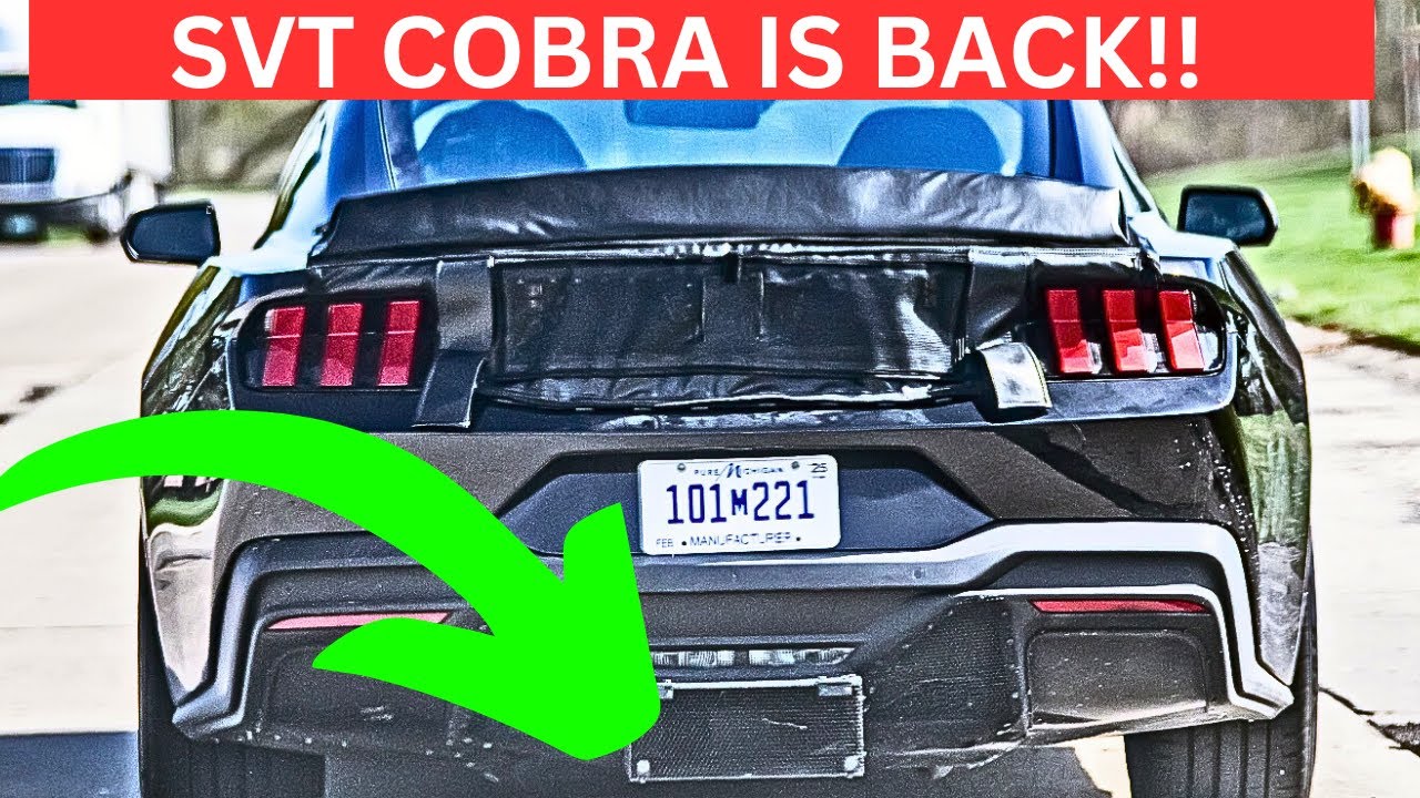 S650 SVT Cobra LEAKED! 2024 S650 Mustang COBRA Spyshots