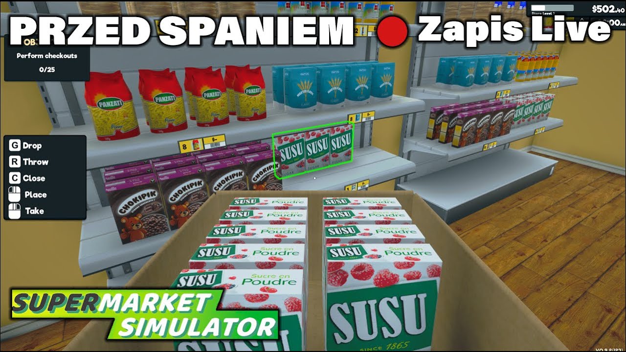 Supermarket SImulator - Rozwijamy tesco i rozmawiamy z ziomkami