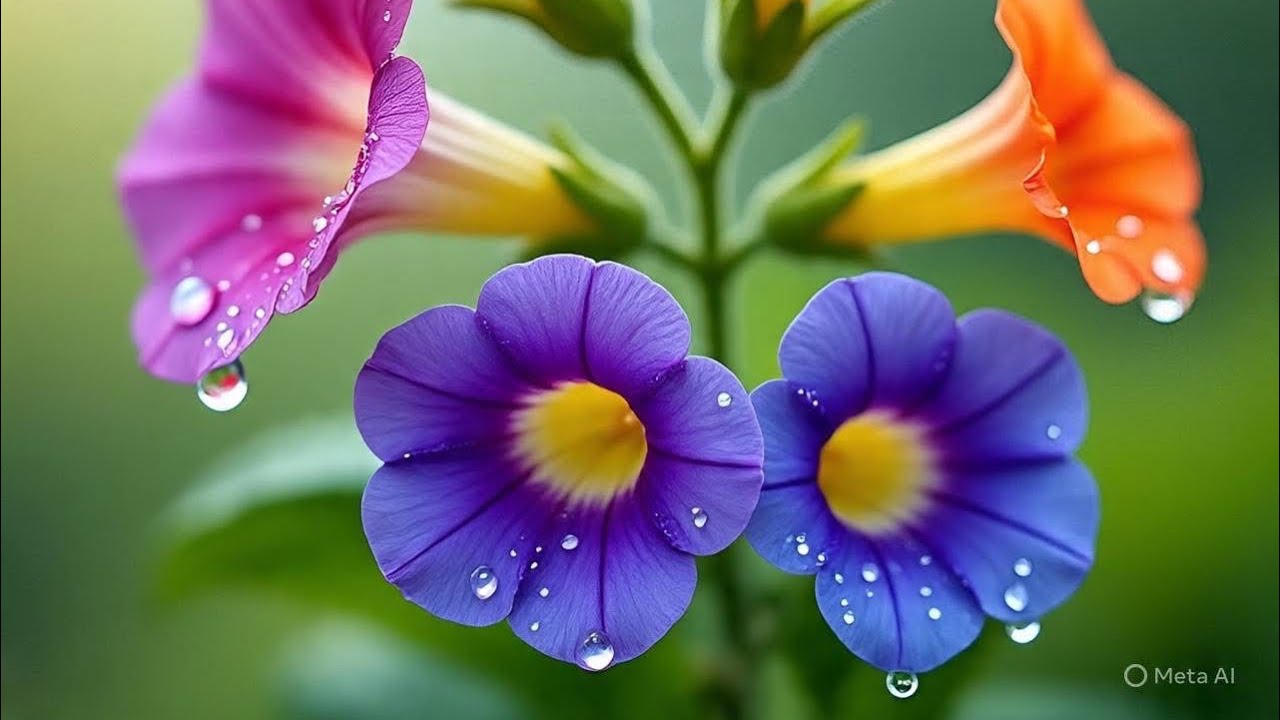 Beautiful live flowers 🌹 