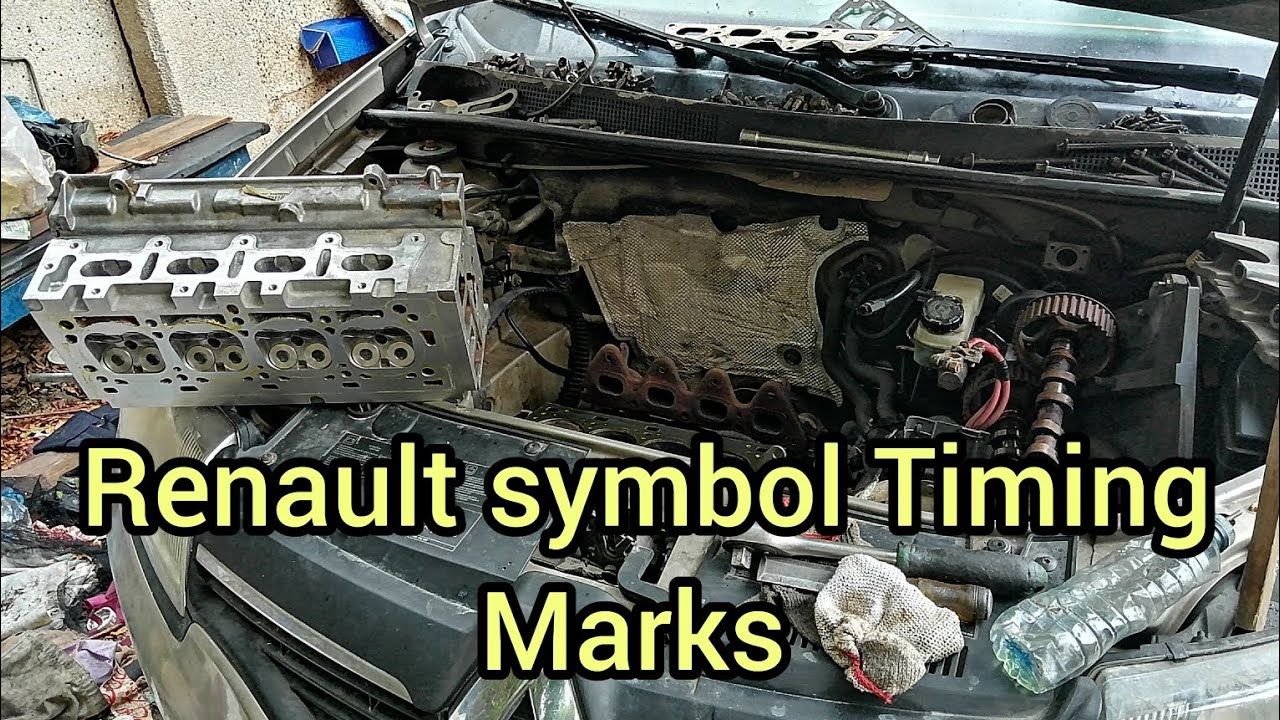 Set timing marks Renault symbol  #RkMoterGyan #installcylinderhead #renaultsymbol