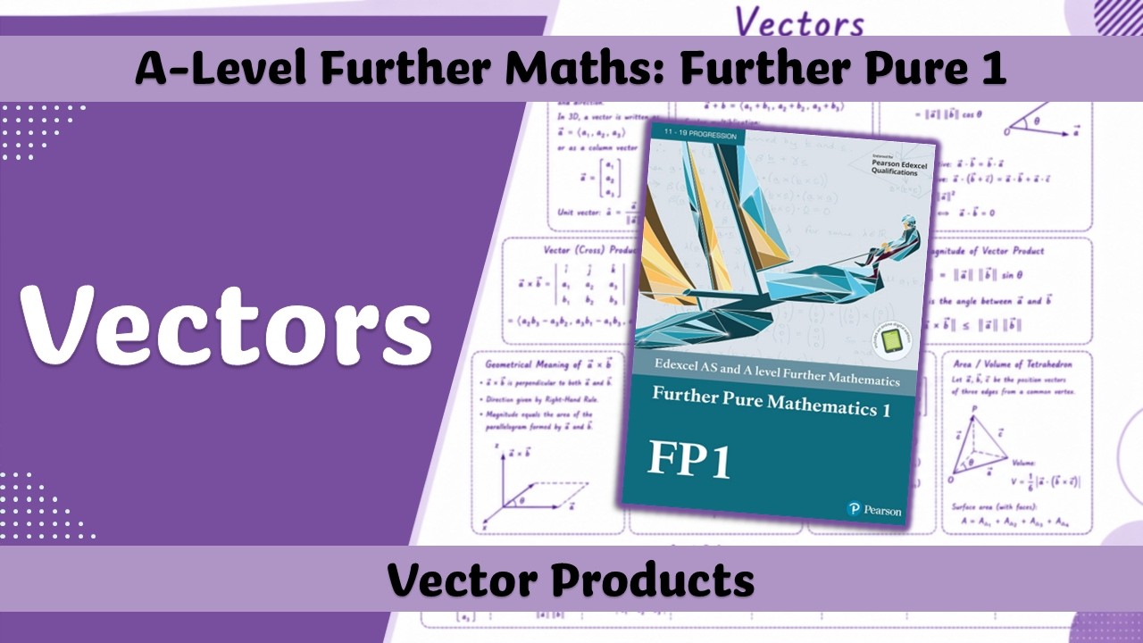 A Level Further Maths | Further Pure 1 | Vector Product