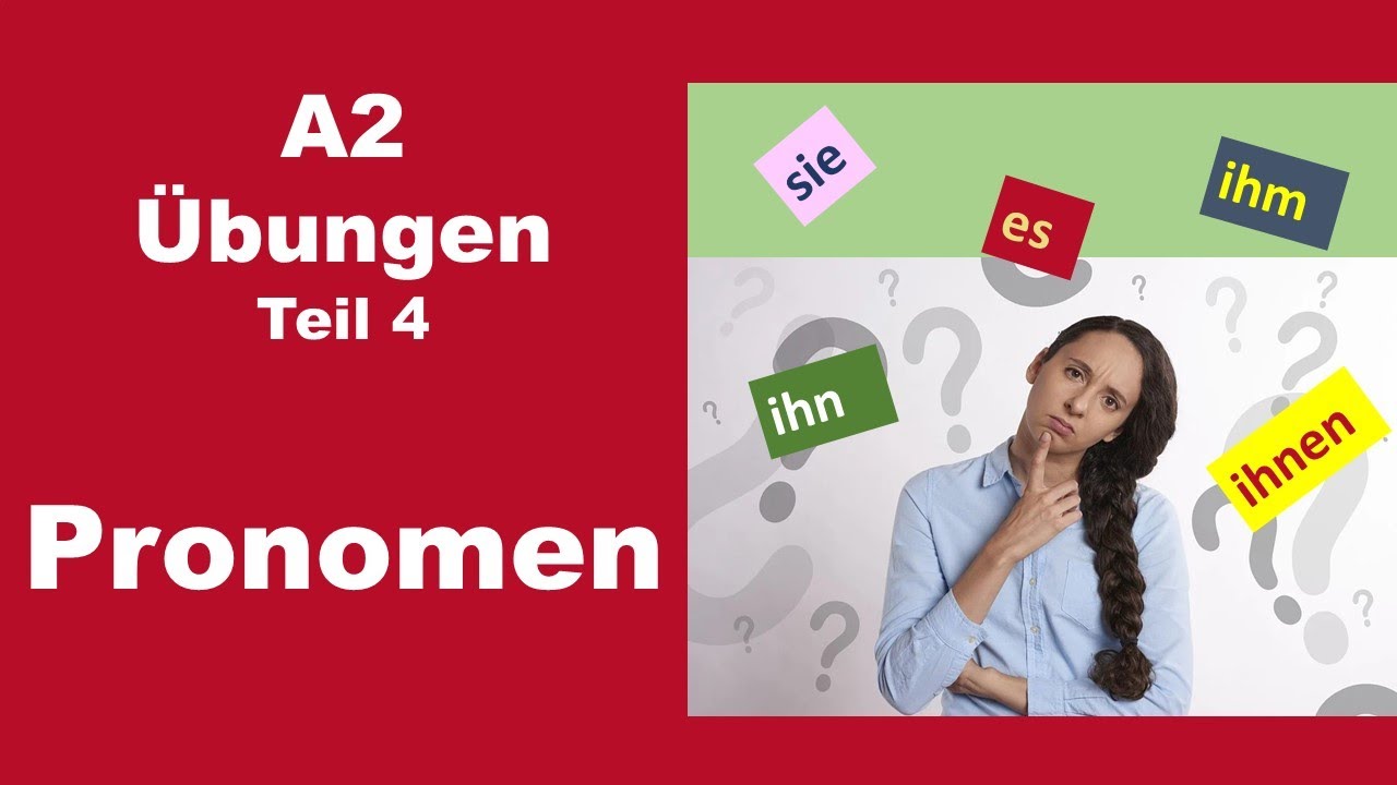 Das richtige Pronomen finden - die einfache Methode  (Deutsch A2)