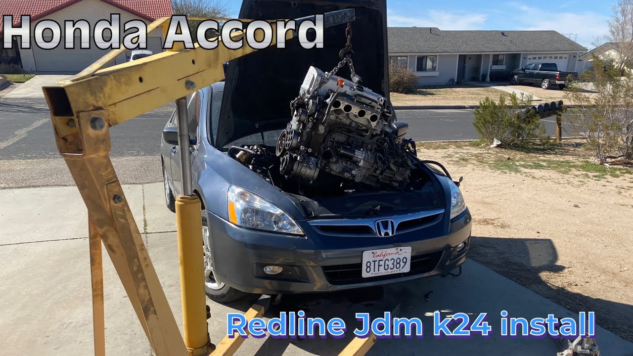 Honda Accord Jdm k24 engine replacement part 6 (redline Jdm)