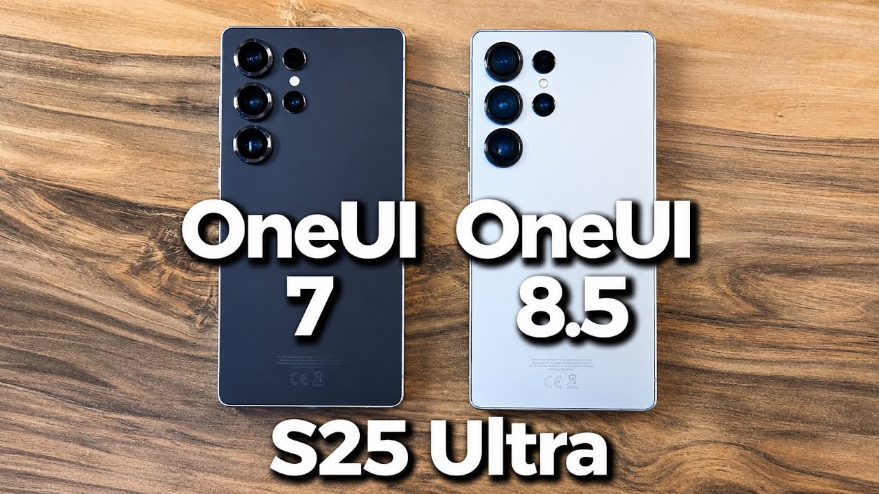 OneUI 7 против OneUI 8.5 на Samsung Galaxy S25 Ultra