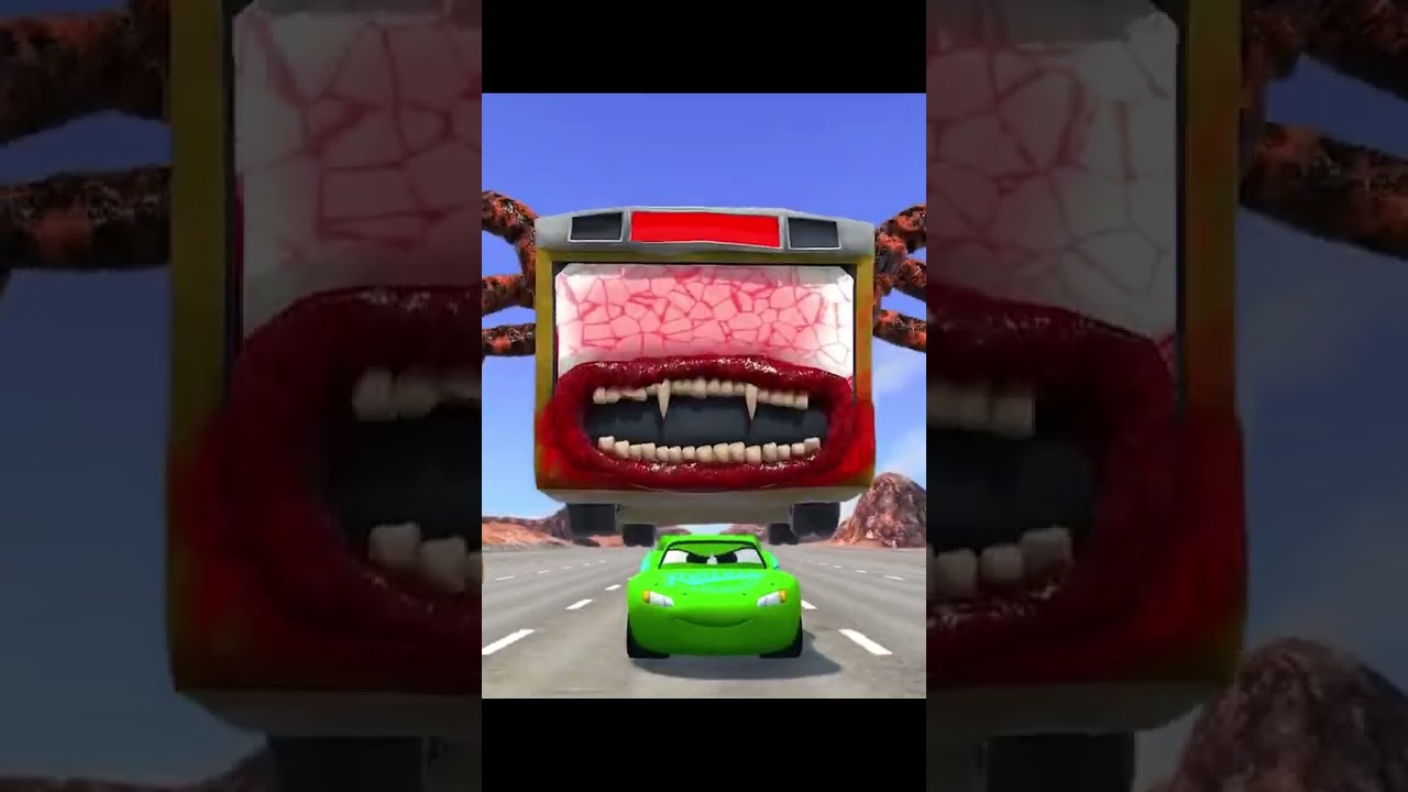 BUS EATER VS LIGHTNING MCQUEEN HEAD EATTER - COFFIN DANCE COVER