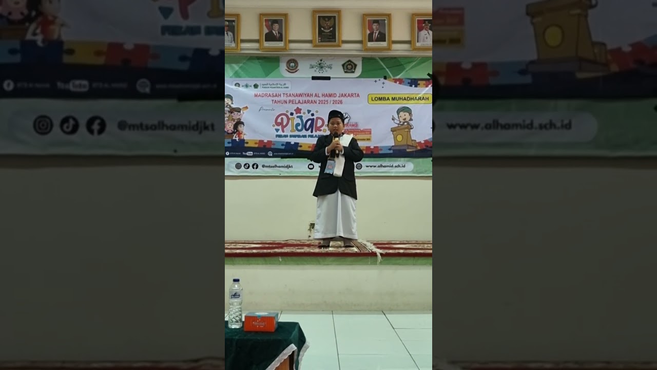 Juara 3 Lomba Muhadharah PIJAR MTs AL HAMID Tingkat SD/MI