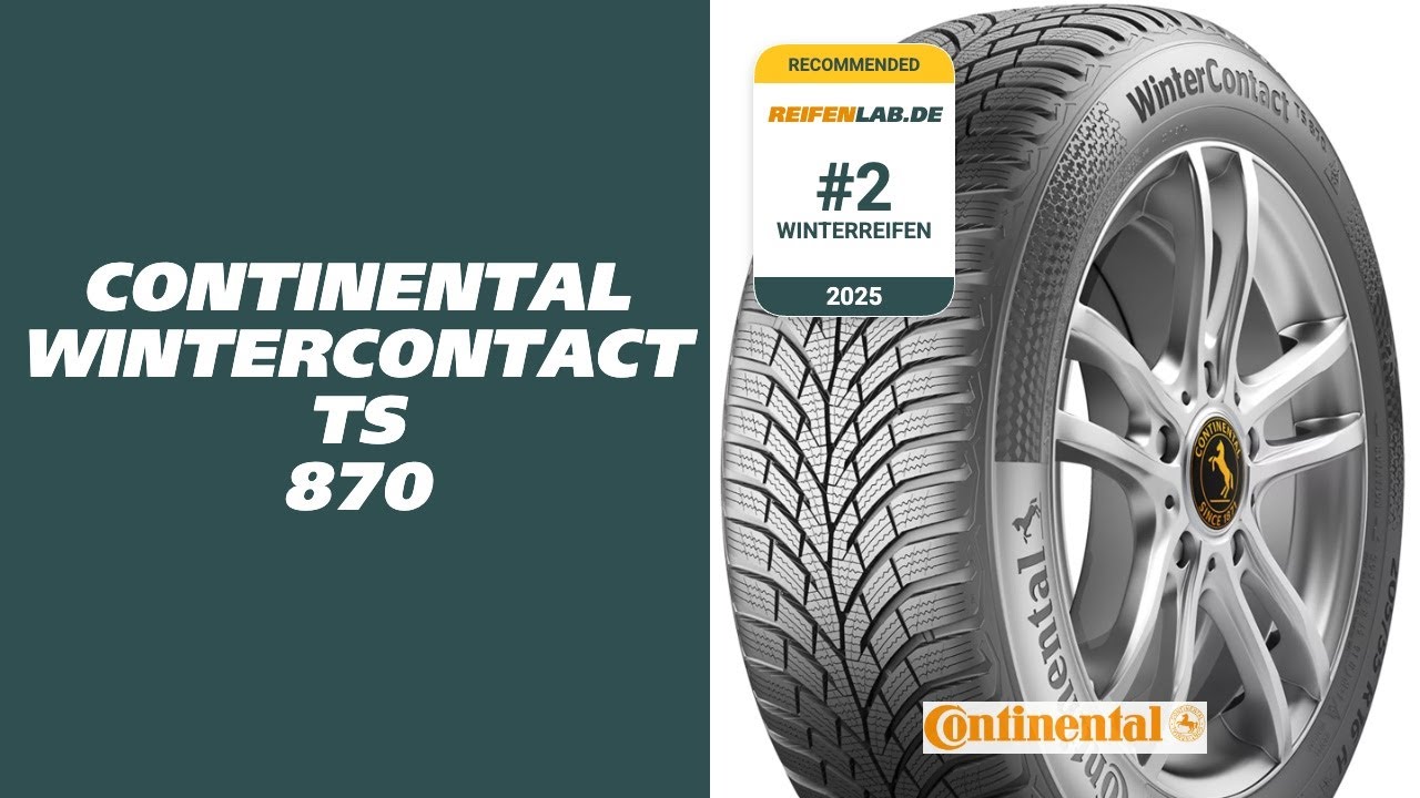 Continental WinterContact TS 870 (2025): Test + vs. Michelin, Bridgestone, Pirelli