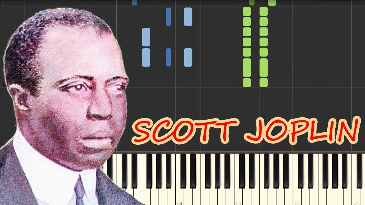 The Ragtime Dance - Scott Joplin [Piano Tutorial] (Synthesia)