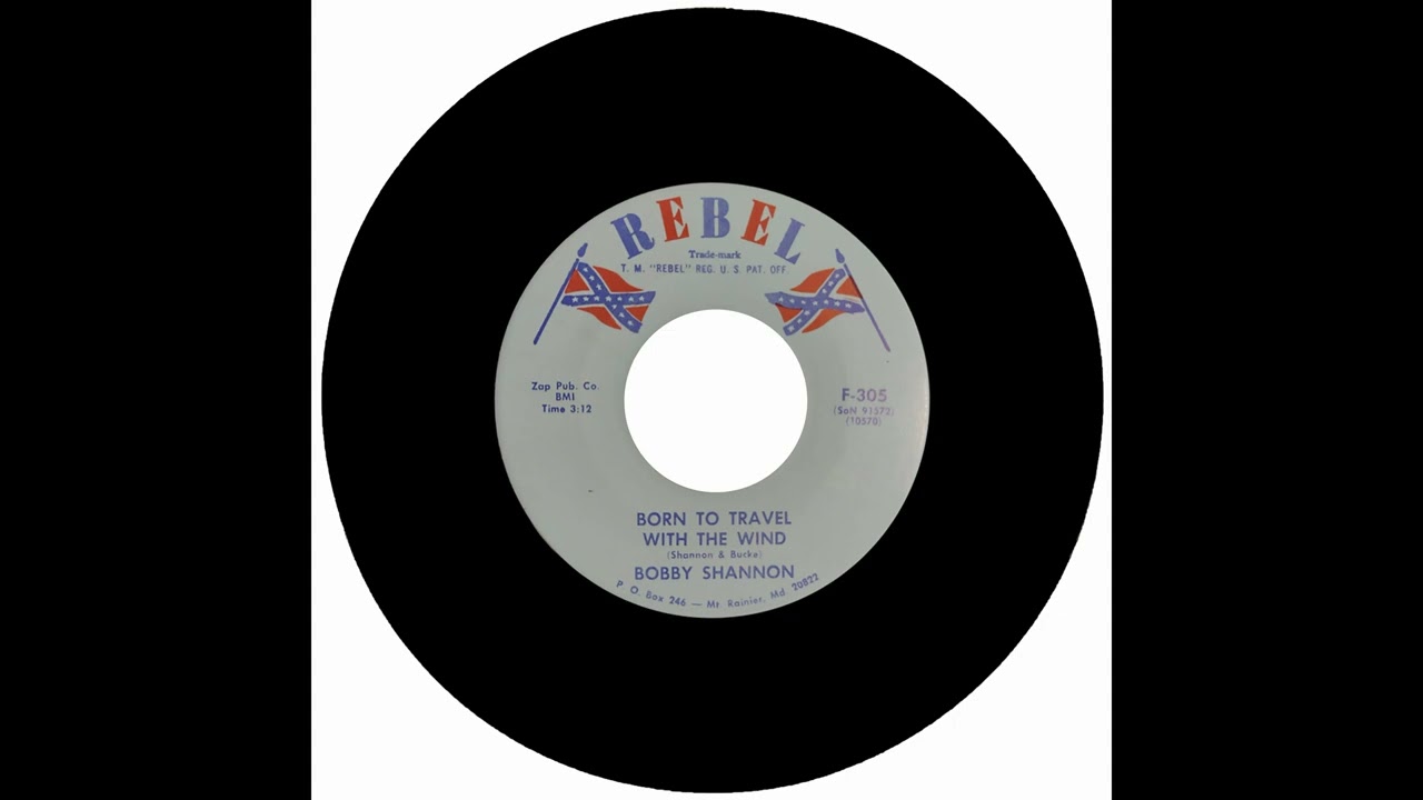BOBBY SHANNON - BORN TO TRAVEL WITH THE WIND