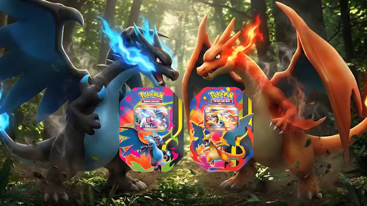 Mega Charizard X & Y tin battle, who will win?