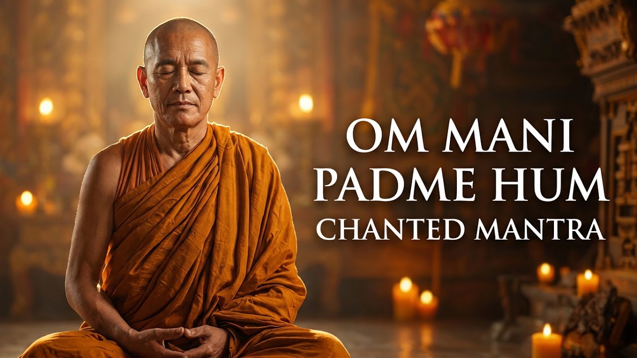 Om Mani Padme Hum Mantra  | Tibetan Buddhist Chant for Meditation, Healing & Inner Peace
